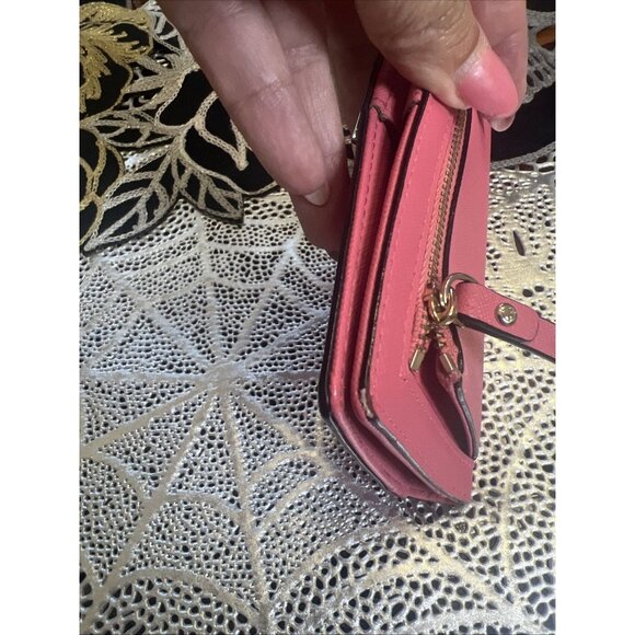 Kate Spade Barbie Pink Snap Bifold Wallet - Picture 8 of 9